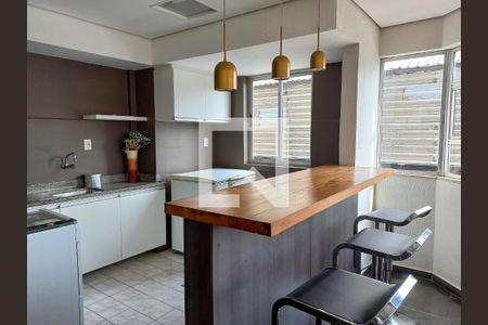 Área comum - Salão de festas de apartamento à venda com 1 quarto, 50m² em Floresta, Belo Horizonte