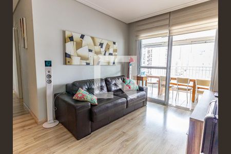 Sala de apartamento à venda com 3 quartos, 93m² em Vila Regente Feijó, São Paulo