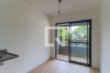 Sala de apartamento à venda com 1 quarto, 28m² em Brooklin Paulista, São Paulo