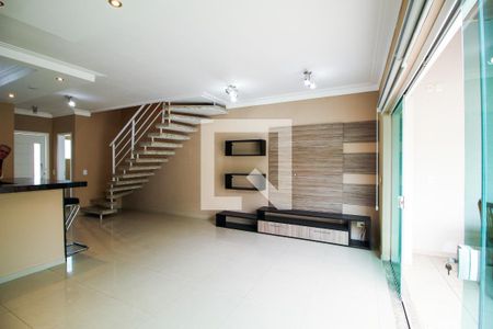 Sala de casa de condomínio para alugar com 3 quartos, 102m² em Boa Vista, Sorocaba