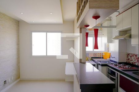 Sala/Cozinha de apartamento à venda com 1 quarto, 33m² em Cambuci, São Paulo
