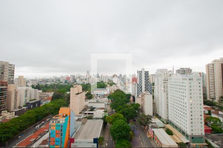 Vista da Varanda de kitnet/studio para alugar com 1 quarto, 34m² em Cerqueira César, São Paulo