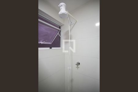 Chuveiro do banheiro de kitnet/studio para alugar com 1 quarto, 20m² em Vila Sonia, São Paulo
