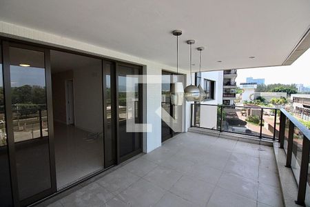 Varanda da Sala de apartamento à venda com 5 quartos, 160m² em Barra da Tijuca, Rio de Janeiro