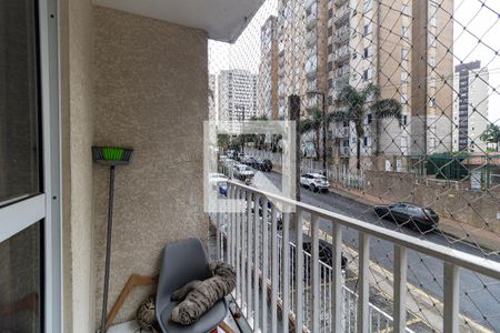 Varanda da Sala de apartamento à venda com 2 quartos, 46m² em Vila Santa Luzia, São Paulo
