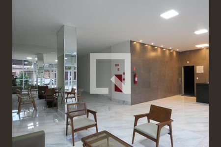 Hall de entrada de kitnet/studio para alugar com 1 quarto, 45m² em Jardim América, Goiânia