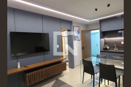 Sala de kitnet/studio para alugar com 1 quarto, 45m² em Jardim América, Goiânia