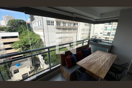 Varanda da Sala de apartamento à venda com 2 quartos, 82m² em Sumaré, São Paulo