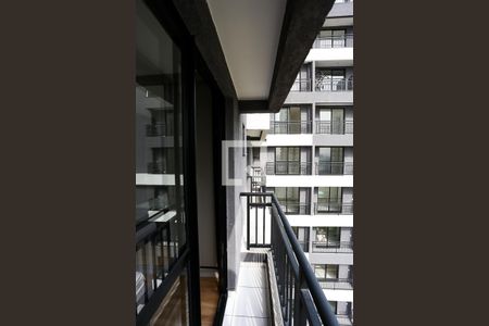 Studio à venda com 25m², 1 quarto e 1 vagaVaranda