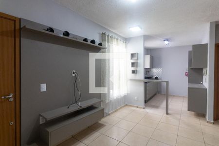 Sala de apartamento para alugar com 2 quartos, 50m² em Residencial Greenville, Ribeirão Preto