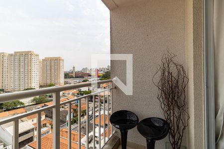 Varanda da Sala de apartamento à venda com 2 quartos, 45m² em Jardim São Caetano, São Paulo
