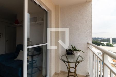 Varanda da Sala de apartamento à venda com 2 quartos, 45m² em Jardim São Caetano, São Paulo