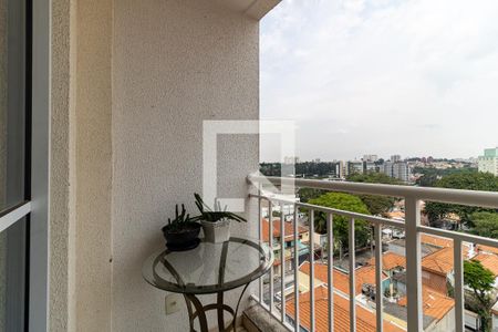 Varanda da Sala de apartamento à venda com 2 quartos, 45m² em Jardim São Caetano, São Paulo