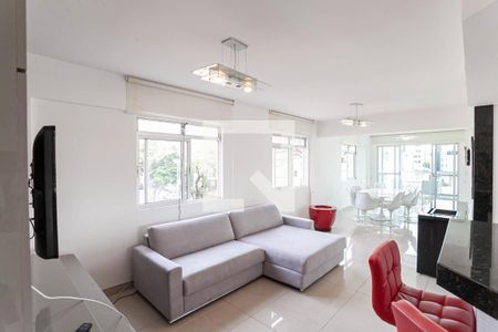 Sala  de apartamento para alugar com 4 quartos, 172m² em Castelo, Belo Horizonte