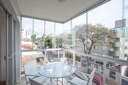 Varanda da sala  de apartamento para alugar com 4 quartos, 172m² em Castelo, Belo Horizonte