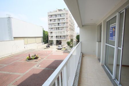Varanda da sala de apartamento à venda com 2 quartos, 66m² em Taquara, Rio de Janeiro