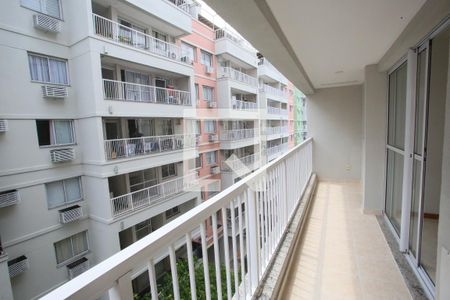 Varanda da Sala de apartamento à venda com 2 quartos, 60m² em Taquara, Rio de Janeiro