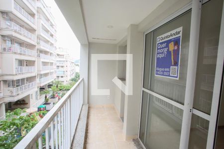 Varanda da Sala de apartamento à venda com 2 quartos, 60m² em Taquara, Rio de Janeiro