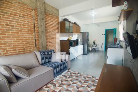 Sala e Cozinha de apartamento para alugar com 2 quartos, 75m² em Barra Funda, São Paulo