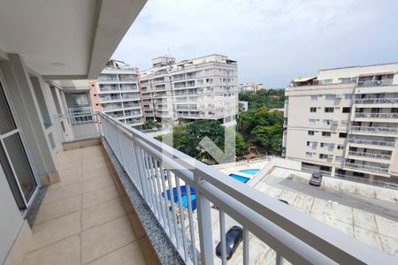 1º Pav - Varanda de apartamento à venda com 3 quartos, 122m² em Taquara, Rio de Janeiro