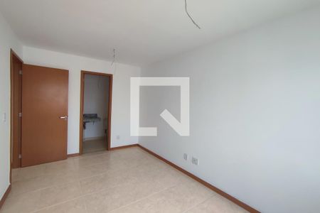 1º Pav - Suite 1 de apartamento à venda com 3 quartos, 122m² em Taquara, Rio de Janeiro