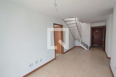 1º Pav - Sala de apartamento à venda com 3 quartos, 122m² em Taquara, Rio de Janeiro