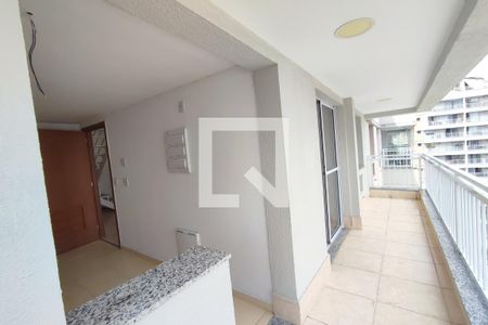 1º Pav - Varanda de apartamento à venda com 3 quartos, 122m² em Taquara, Rio de Janeiro