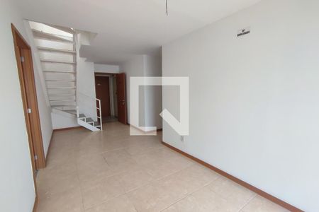 1º Pav - Sala de apartamento à venda com 3 quartos, 122m² em Taquara, Rio de Janeiro