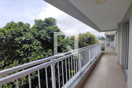 Varanda de apartamento à venda com 2 quartos, 59m² em Taquara, Rio de Janeiro