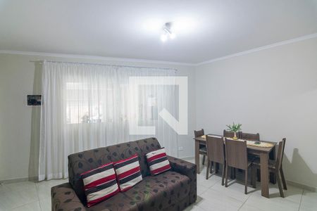 Sala de casa à venda com 3 quartos, 126m² em Jardim Stetel, Santo André
