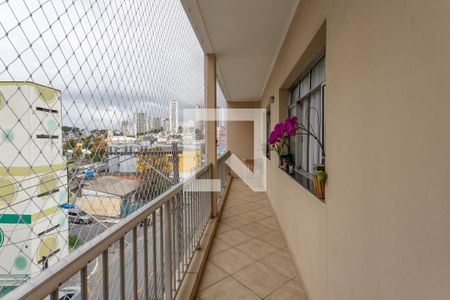 Varanda da sala  de apartamento à venda com 3 quartos, 182m² em Centro, Diadema