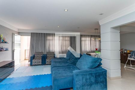 Sala  de apartamento à venda com 3 quartos, 182m² em Centro, Diadema