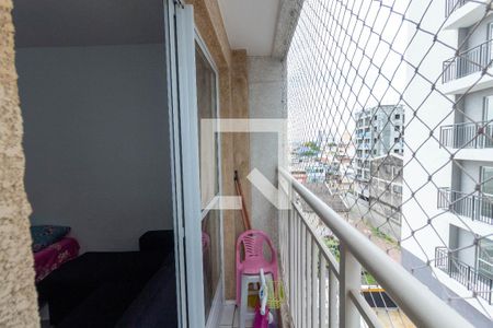 Varanda da Sala de kitnet/studio à venda com 1 quarto, 26m² em Vila Ré, São Paulo