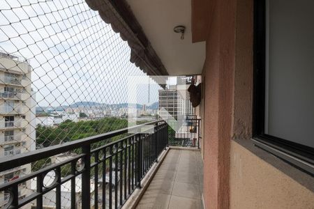 Varanda da Sala de apartamento para alugar com 3 quartos, 99m² em São Cristóvão, Rio de Janeiro