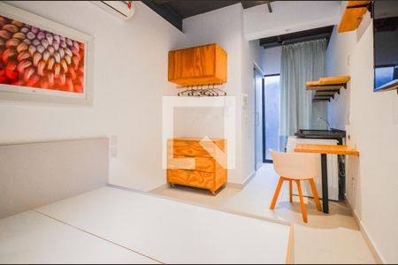 Cozinha de apartamento para alugar com 1 quarto, 20m² em Vila Clementino, São Paulo