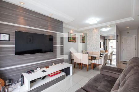 Sala de apartamento à venda com 3 quartos, 75m² em Vila São Francisco, São Paulo