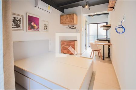 Sala/Cozinha de kitnet/studio para alugar com 1 quarto, 16m² em Vila Clementino, São Paulo