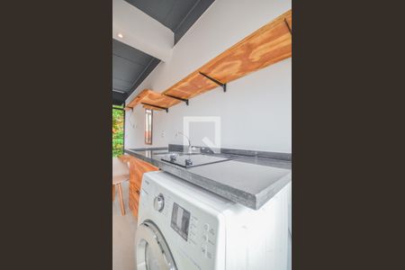 Cozinha de kitnet/studio para alugar com 1 quarto, 16m² em Vila Clementino, São Paulo