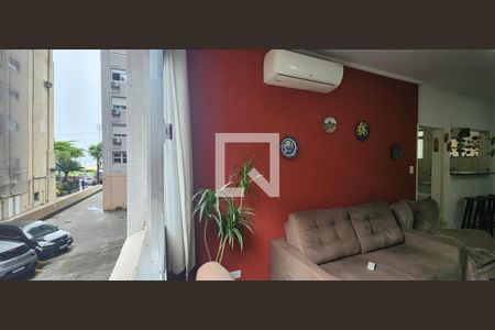 Vista da Sala de apartamento para alugar com 2 quartos, 64m² em Gonzaga, Santos