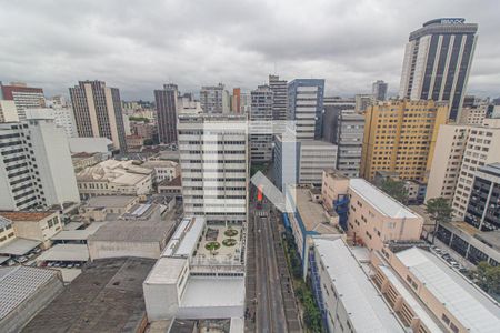 Vista da Sacada de kitnet/studio para alugar com 1 quarto, 33m² em Centro, Curitiba