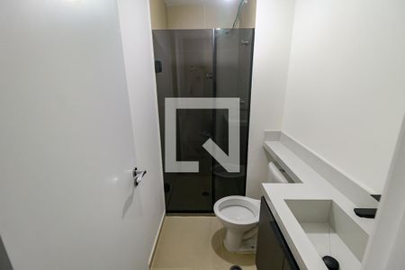 Banheiro de kitnet/studio à venda com 1 quarto, 25m² em Vila Andrade, São Paulo