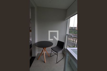 Apartamento para alugar com 25m², 1 quarto e sem vagaVaranda