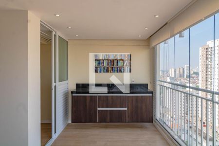 Varanda  de apartamento à venda com 2 quartos, 61m² em Vila Monte Alegre, São Paulo