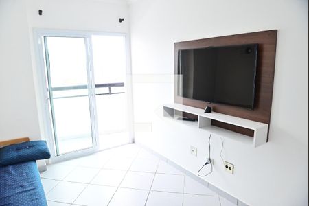 Sala de apartamento para alugar com 1 quarto, 52m² em Vila Assuncao, Praia Grande