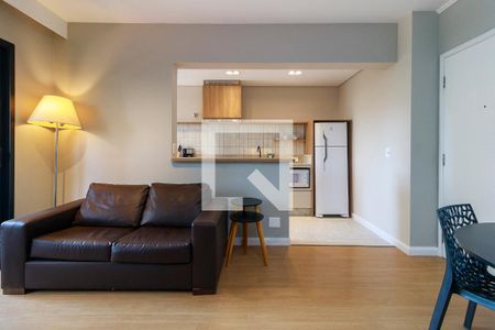 Sala de apartamento para alugar com 2 quartos, 60m² em Cidade Monções, São Paulo