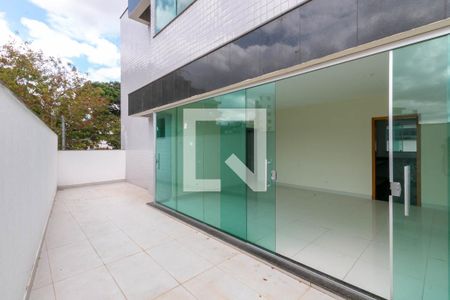 Varanda da Sala de apartamento à venda com 3 quartos, 164m² em Adelaide, Belo Horizonte