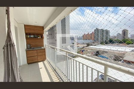 Varanda da Sala de apartamento à venda com 2 quartos, 65m² em Brás, São Paulo
