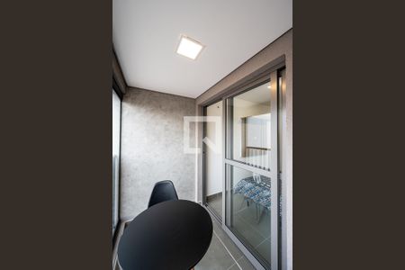 Varanda de apartamento à venda com 1 quarto, 25m² em Vila Guarani (zona Sul), São Paulo