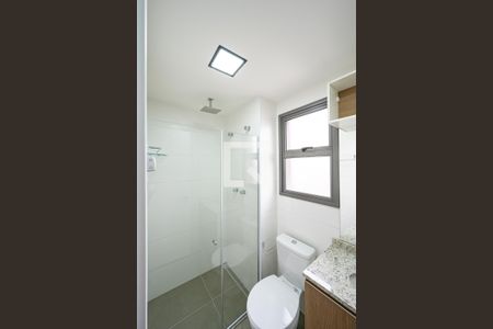 Banheiro Social de apartamento à venda com 1 quarto, 25m² em Vila Guarani (zona Sul), São Paulo