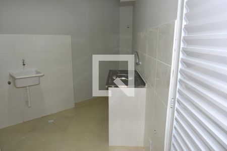 Cozinha e Área de Serviço de apartamento para alugar com 1 quarto, 36m² em Campo Grande, São Paulo